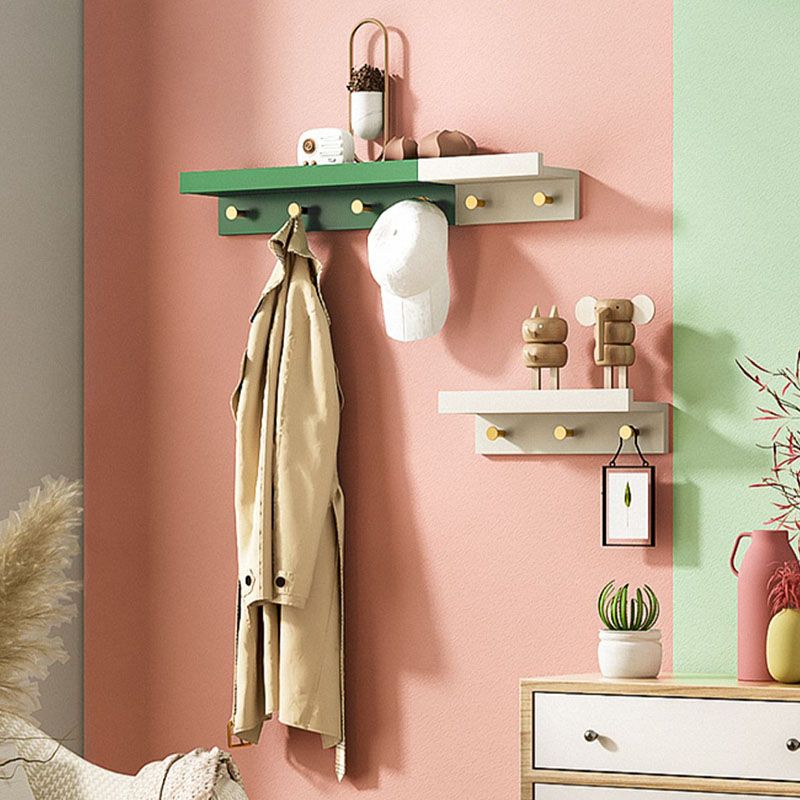 Wall-Mounted Coat Hanger Wood Modern Coat Rack for Living Room Clearhalo 'Entry & Mudroom Furniture' 'furn' 'furn_hall_tree_coat_racks' 'Furniture' 'Hall Trees & Coat Racks' 'hall_tree_coat_racks' 1200x1200_121dbad2-76f1-4ffb-b194-6850461a7d12