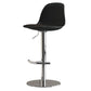 Modern Adjustable Height Swivel Low Back Bar Stool with Metal Base