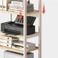 Modern Style Bookshelf Open Back Bookcase with Caster Wheels for Office Clearhalo 'Bookcases' 'furn' 'furn_bookcases' 'Furniture' 'Office Furniture' 1200x1200_1221d424-a6c3-4371-a6eb-7982ffd2191b