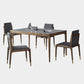Modern Kitchen Sintered Stone DiningSet with Solid Wood Base Dining Room Table Set Clearhalo 'Dining Room Sets' 'Dining Tables & Seating' 'dining_room_set' 'furn' 'furn_dining_room_set' 'Furniture' 'furniture_dining_room_set' 'Kitchen & Dining Furniture' 'kitchen&dining_furn' 'kitchen' 1200x1200_12267e05-99ed-44f7-a549-54a627fb1e61