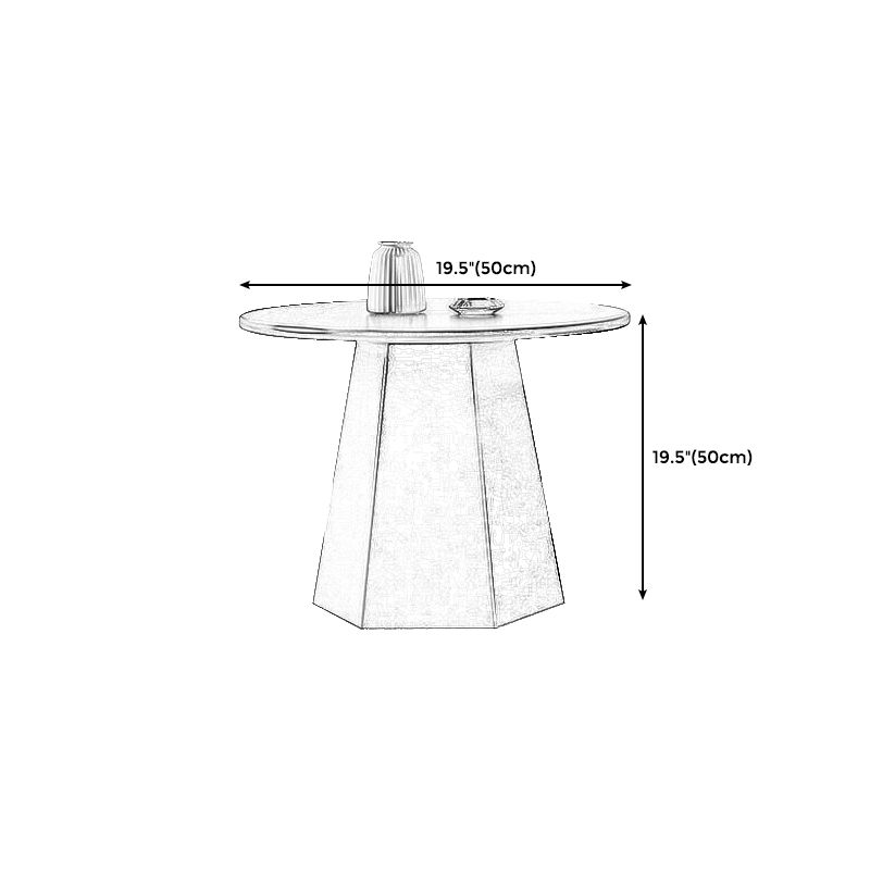 部屋用のモダンな黒/白いコーヒーテーブルの台座大理石のカクテルテーブル