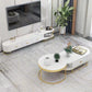 Stone TV Console Contemporary 3 Drawers Open Storage Media Console Clearhalo 'furn' 'furn_tv_stands_entertainment_centers' 'Furniture' 'Living Room Furniture' 'TV Stands & Entertainment Centers' 'TV Stands & Media Storage Furniture' 'tv_stands_entertainment_centers' 1200x1200_1227cc4a-647e-4427-a4b0-28779922059e