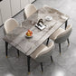 Minimalist 1/2/5/7 Pieces Furniture Stone Rectangle Dining Table Set for Home Clearhalo 'Dining Room Sets' 'Dining Tables & Seating' 'dining_room_set' 'furn' 'furn_dining_room_set' 'Furniture' 'Kitchen & Dining Furniture' 1200x1200_12281946-59b0-4589-8219-9bbee42de709