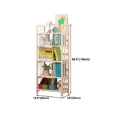White Manufactured Etagere Bookshelf Modern Open Vertical Bookcase Clearhalo 'Bookcases' 'furn' 'furn_bookcases' 'Furniture' 'furniture_bookcases' 'Office Furniture' 1200x1200_1228ecbc-6c99-44ab-8945-9be9a734758b