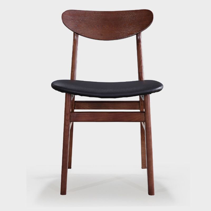 Modern Solid Wood Dining Chair Indoor-Outdoor Open Back Side Chair Clearhalo 'Dining Chairs' 'Dining Tables & Seating' 'dining_chair' 'furn' 'furn_dining_chair' 'Furniture' 'Kitchen & Dining Furniture' 1200x1200_1229d96d-bb62-4e72-bebc-957e139545c4