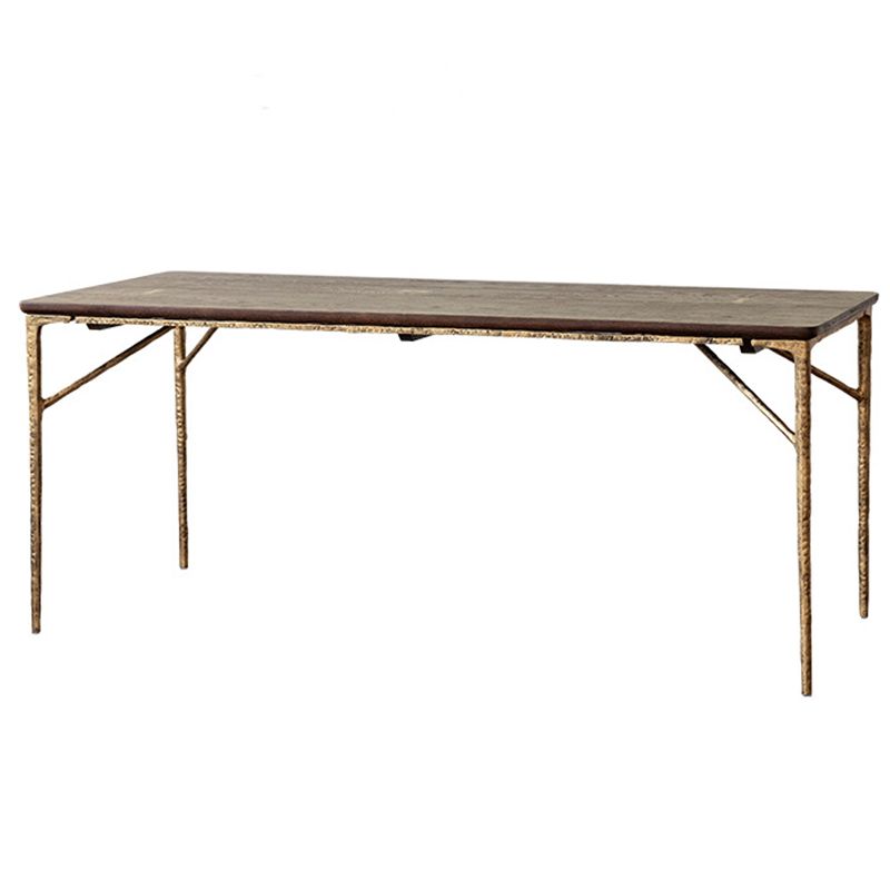 Contemporary Style Solid Wood Board Rectangle Dining Table 4 Legs Table for Home Clearhalo ' dining_table' 'Dining Tables & Seating' 'Dining Tables' 'furn' 'furn_dining_table' 'Furniture' 'furniture_dining_table' 'Kitchen & Dining Furniture' 'kitchen&dining_furn' 'kitchen' 'kitchen_dining_table' 1200x1200_122c9c70-8ad5-4a0b-bc82-9672d6e8bf9e
