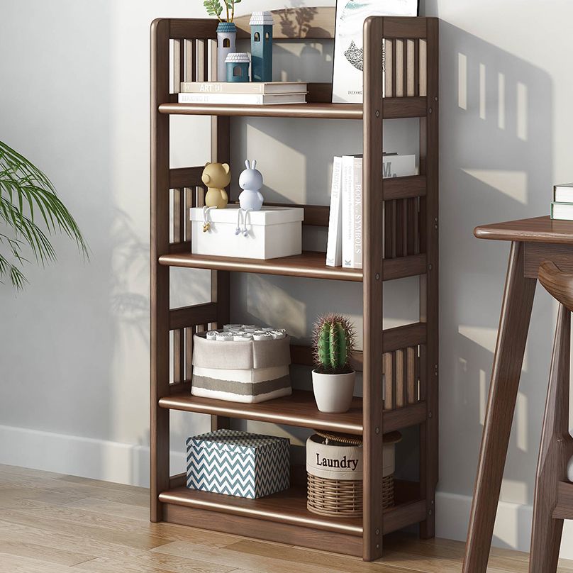 Standard Shelf Bookcase With Rectangular Shelves Wooden Bookshelf Clearhalo 'Bookcases' 'Furniture' 'furniture_bookcases' 'Office Furniture' 1200x1200_122cba22-9901-4fdb-a31d-700c926dc6f9
