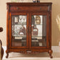 Traditional Birch Curio Cabinet Glass Doors Hutch Buffet with Doors Clearhalo 'Display & China Cabinets' 'display_china_cabinets' 'furn' 'furn_display_china_cabinets' 'Furniture' 'Kitchen & Dining Furniture' 1200x1200_1230821f-dc04-4b78-85cf-c43a1d968e81