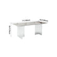 Acrylic Contemporary Rectangular Table Sintered Stone Table for Dining Room Clearhalo ' dining_table' 'Dining Tables & Seating' 'Dining Tables' 'furn' 'furn_dining_table' 'Furniture' 'furniture_dining_table' 'Kitchen & Dining Furniture' 'kitchen&dining_furn' 'kitchen' 'kitchen_dining_table' 1200x1200_12323665-09e2-49be-9c71-c04a69234ba7