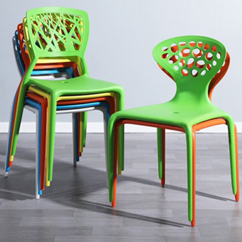 Scandinavian Plastic Kitchen and Dining Room Chair Open Back Dining Side Chair Clearhalo 'Dining Chairs' 'Dining Tables & Seating' 'dining_chair' 'furn' 'furn_dining_chair' 'Furniture' 'furniture_dining_chair' 'Kitchen & Dining Furniture' 1200x1200_12326501-cd1f-4998-bb65-dde1c8a7d165