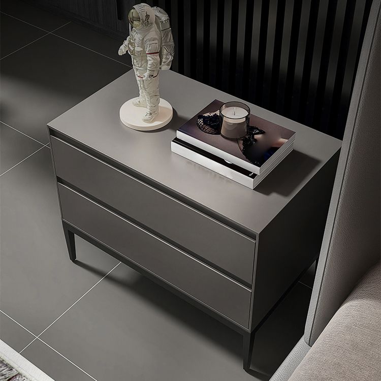 20 "高さ2-金属脚のグラムナイトテーブル付きの引き出しナイトスタンド