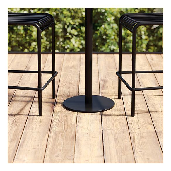 1/3/4 Pieces Industrial Round Bar Table Set Pub Table with Metal Pedestal Clearhalo 'Bar Furniture' 'furn' 'furn_home_bar_bar_sets' 'Furniture' 'Home Bars & Bar Sets' 'home_bar_bar_sets' 'Kitchen & Dining Furniture' 1200x1200_123a6add-a082-4d38-82bb-57b54ecd21e3