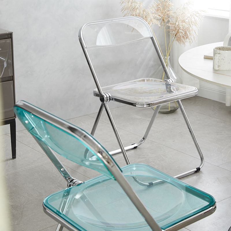 Contemporary Style Dining Chairs Armless Side Open Back Chairs with Metal Legs for Kitchen Clearhalo ' kitchen&dining_furn' 'Dining Chairs' 'Dining Tables & Seating' 'dining_chair' 'furn' 'furn_dining_chair' 'Furniture' 'furniture_dining_chair' 'Kitchen & Dining Furniture' 'kitchen' 1200x1200_123ba028-1ec1-45ca-96a4-b9844e1829ab