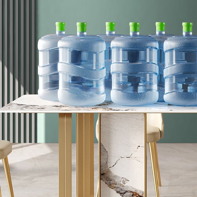 Nordic Dining Set 1/4/5/7 Pieces Rectangle Stone Dining Table for Dining Room Clearhalo 'Dining Room Sets' 'Dining Tables & Seating' 'dining_room_set' 'furn' 'furn_dining_room_set' 'Furniture' 'Kitchen & Dining Furniture' 1200x1200_123cacd6-9af0-4489-b243-ece8cb5df5f6