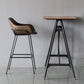 Contemporary Leather Armed Barstool Matte Finish Footrest Low Back Stool Clearhalo 'Bar Furniture' 'Bar Stools' 'bar_stools' 'furn' 'furn_bar_stools' 'Furniture' 'furniture_bar_stools' 'Kitchen & Dining Furniture' 1200x1200_123dc825-6490-4cac-9cee-e754e6d8c421