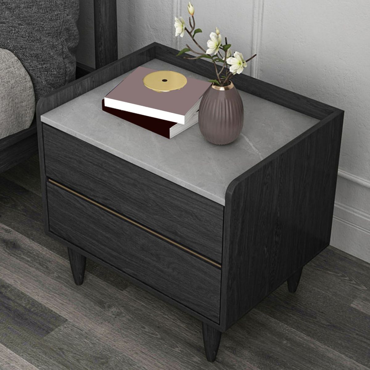 Contemporary Bed Nightstand Drawer Storage Night Table for Bedroom Clearhalo 'Bedroom Furniture' 'furn' 'furn_night_stand' 'Furniture' 'night_stand' 'Nightstands' 1200x1200_123e5ce5-962e-4d46-8db8-f1407bb0fb7a