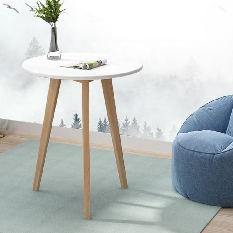 Modern Style Round Wooden Coffee Table 3 Legs Cocktail Table Clearhalo 'Coffee & Accent Tables' 'Coffee Tables' 'coffee_tables' 'furn' 'furn_coffee_tables' 'Furniture' 'Living Room Furniture' 1200x1200_123f7401-8a98-40d5-af12-1496a82aa6c4