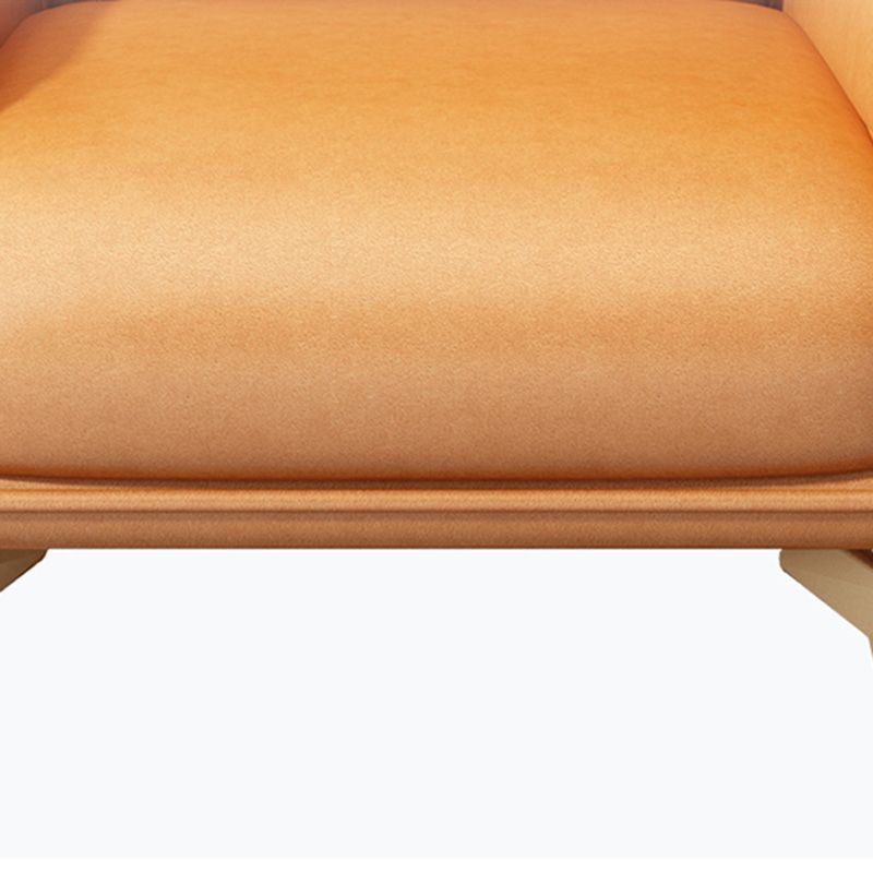 Glam Armchair Fixed Back Flared Arms Basic Four Legs Gold Base Accent Chair Clearhalo 'Accent Chairs' 'accent_chairs' 'Chairs & Seating' 'furn' 'furn_accent_chairs' 'Furniture' 'Living Room Furniture' 1200x1200_123fb5ef-12b7-488a-b646-b14f6f3418b8