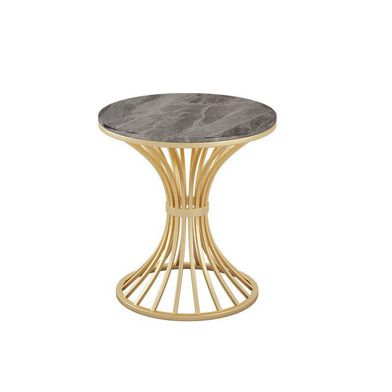 Polished Finish Dinette Table for Home Traditional Luxury Round Dining Table Clearhalo 'Dining Tables & Seating' 'Dining Tables' 'dining_table' 'furn' 'furn_dining_table' 'Furniture' 'Kitchen & Dining Furniture' 1200x1200_12453506-fa62-4dd3-8c85-34f4f1872a8e