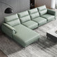Industrial Sectional Sofa Green Pillow Top Arm Sofa for Living Room