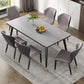 Simple Kitchen Standard Dining Table Sintered Stone Rectangle Dining Table with 4 Legs Base Clearhalo ' dining_table' 'Dining Tables & Seating' 'Dining Tables' 'furn' 'furn_dining_table' 'Furniture' 'furniture_dining_table' 'Kitchen & Dining Furniture' 'kitchen&dining_furn' 'kitchen' 'kitchen_dining_table' 1200x1200_12498acb-cf60-4bbd-8fa0-3cc100ef18f8