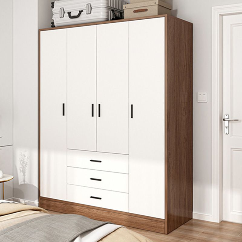 Rectangular Wardrobe Cabinet Modern Simple Wooden Wardrobe Closet Clearhalo 'Armoires & Wardrobes' 'armoires_wardrobes' 'Bedroom Furniture' 'furn' 'furn_armoires_wardrobes' 'Furniture' 1200x1200_1249995c-49f5-4c69-b7d5-dda604941972