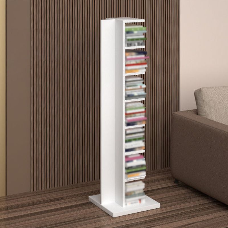 Contemporary Corner Closed Back Bookshelf Manufactured Wood Frame and Shelf Clearhalo 'Bookcases' 'Furniture' 'furniture_bookcases' 'kitchen' 'kitchen_bookcases' 'Living Room Furniture' 'Office Furniture' 1200x1200_1249ba28-d20b-4ce4-9dbe-c83acca5f3e2