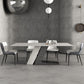 Rectangle Dining Set 1/4/5/7 Pieces Modern Sintered Stone Top Dinette Table Set Clearhalo 'Dining Room Sets' 'Dining Tables & Seating' 'dining_room_set' 'furn' 'furn_dining_room_set' 'Furniture' 'Kitchen & Dining Furniture' 1200x1200_124cc64d-1ae3-4b38-a0fa-873ce6e86528