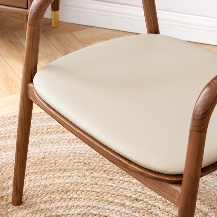 Sedia a braccio posteriore a ginnastica a legna contemporanea (set di 1/2/4/6/8)