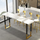 Modern Rectangle Bar Counter Table Wood Bar Counter Table with Metal Legs Clearhalo 'Bar Furniture' 'Bar Tables' 'bar_tables' 'furn' 'furn_bar_tables' 'Furniture' 'Kitchen & Dining Furniture' 1200x1200_1250a121-2e6f-4b6a-8ca6-c15ac21b6dcd