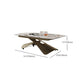 Glam Adjustable Height Coffee Table Slate Cross Legs Cocktail Table Clearhalo 'Coffee & Accent Tables' 'Coffee Tables' 'coffee_tables' 'furn' 'furn_coffee_tables' 'Furniture' 'Living Room Furniture' 1200x1200_1250d965-ad62-4113-ba43-0ee08aa92ffb