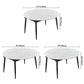 Simplicity Style Stone Table Rectangle 4-foot Dining Table with Drop-Leaf Clearhalo ' dining_table' 'Dining Tables & Seating' 'Dining Tables' 'furn' 'furn_dining_table' 'Furniture' 'furniture_dining_table' 'Kitchen & Dining Furniture' 'kitchen&dining_furn' 'kitchen' 'kitchen_dining_table' 1200x1200_12512e04-0635-4c16-a706-62a769abbf8b