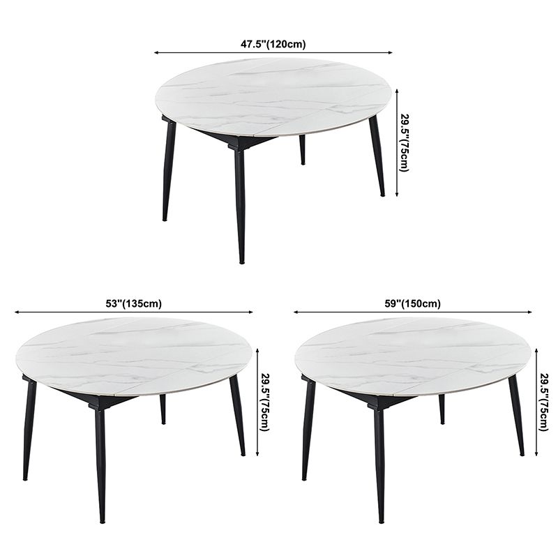 Simplicity Style Stone Table Rectangle 4-foot Dining Table with Drop-Leaf Clearhalo ' dining_table' 'Dining Tables & Seating' 'Dining Tables' 'furn' 'furn_dining_table' 'Furniture' 'furniture_dining_table' 'Kitchen & Dining Furniture' 'kitchen&dining_furn' 'kitchen' 'kitchen_dining_table' 1200x1200_12512e04-0635-4c16-a706-62a769abbf8b