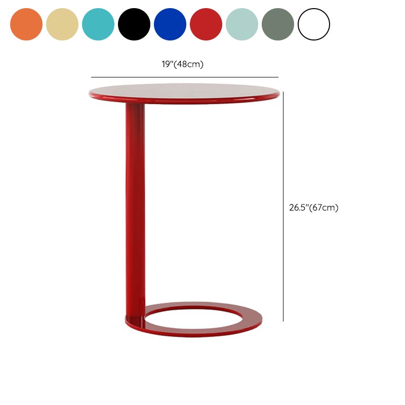 Rustic Accent Side Table Living Room Round Metal Sofa Side Accent Table Clearhalo 'Coffee & Accent Tables' 'End & Side Tables' 'end_side_tables' 'furn' 'furn_end_side_tables' 'Furniture' 'Living Room Furniture' 1200x1200_1252733f-2c70-44a6-a1fd-d98b0dcdddee