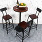 Dining Room Industrial Style Wood Barstool Iron 4 Legs Bar Stool with Pedal Clearhalo 'Bar Furniture' 'Bar Stools' 'bar_stools' 'furn' 'furn_bar_stools' 'Furniture' 'Kitchen & Dining Furniture' 1200x1200_1253910b-5787-428d-89c1-67b21b6dcb47