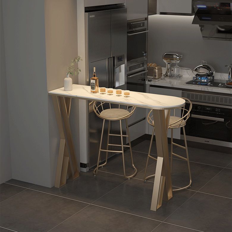 Stone Bar Counter Traditional Luxury Bar Counter with Double Pedestal Base Clearhalo 'Bar Furniture' 'Bar Tables' 'bar_tables' 'furn' 'furn_bar_tables' 'Furniture' 'furniture_bar_tables' 'Kitchen & Dining Furniture' 1200x1200_12556e9b-6eb9-441a-adc5-8326e8240d82