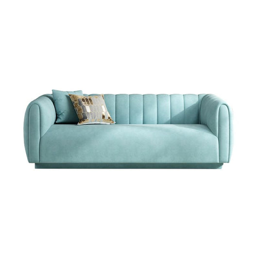 Sewn Pillow Back Sofa for Living Room 33.46" Wide 31.5" High