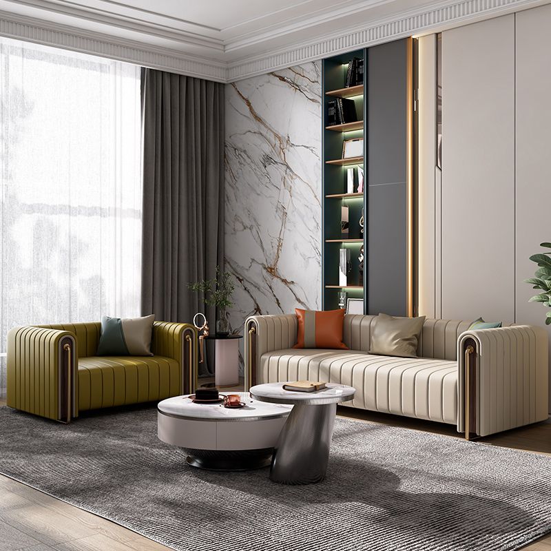 28" High Mid Century Modern Tuxedo Arm Sofa for Living Room, Apartment Clearhalo 'furn' 'furn_sofas' 'Furniture' 'furniture_sofas' 'Living Room Furniture' 'Sofa' 'sofas' 1200x1200_125914bd-f6c4-44bc-b65e-d8c10d7ec966