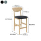 Table de pub rectangulaire moderne 1/2/5/9 pièces, ensemble de comptoir en bois pour salle à manger