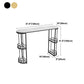 Glam White Stone Bar Dining Table Oval Indoor Bistro Table with Shelve Clearhalo 'Bar Furniture' 'Bar Tables' 'bar_tables' 'furn' 'furn_bar_tables' 'Furniture' 'furniture_bar_tables' 'Kitchen & Dining Furniture' 'kitchen&dining_furn' 'kitchen' 1200x1200_125d2648-a05d-422b-9642-5d4bfa5168dd