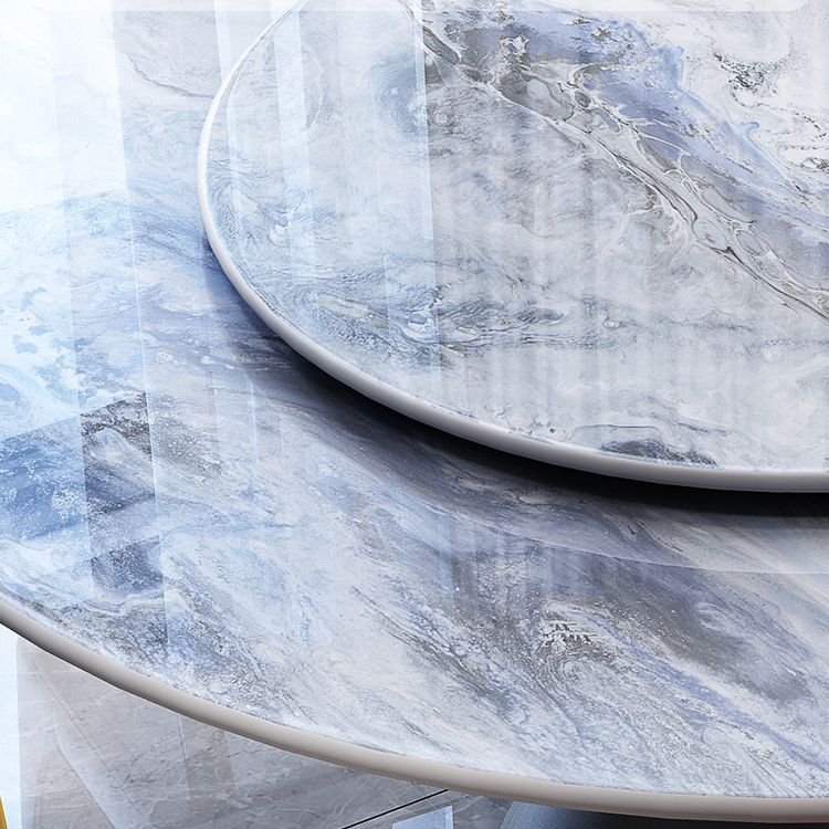 Mesa de comedor con tapa de mármol, mesa Convertible para cocina, comedor