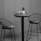 Industrielles rundes Bartisch-Set, 1/2/3-teilig, gesinterter Stein-Bartisch-Set für das Esszimmer