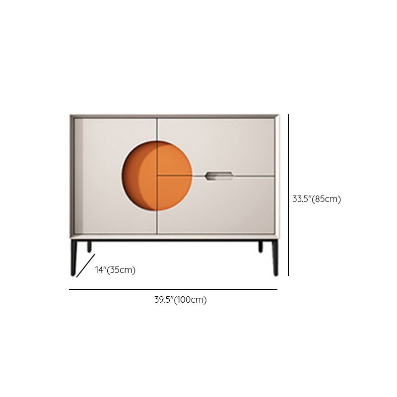 Glamstil Crednenza Wood Side Board mit Schubladen und Schränken