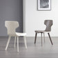 Contemporary Faux Leather Armless Chair Home Metal Dining Chair