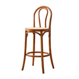 Contemporary Wood Bar Stool Armless Round Rattan Seat for Living Room Clearhalo 'Bar Furniture' 'Bar Stools' 'bar_stools' 'furn' 'furn_bar_stools' 'Furniture' 'Kitchen & Dining Furniture' 1200x1200_12623662-9778-4c4a-8089-cd497d8ebfd6