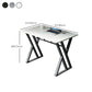29.5"H Rectangular Computer Desk Contemporary Office Desk for Home