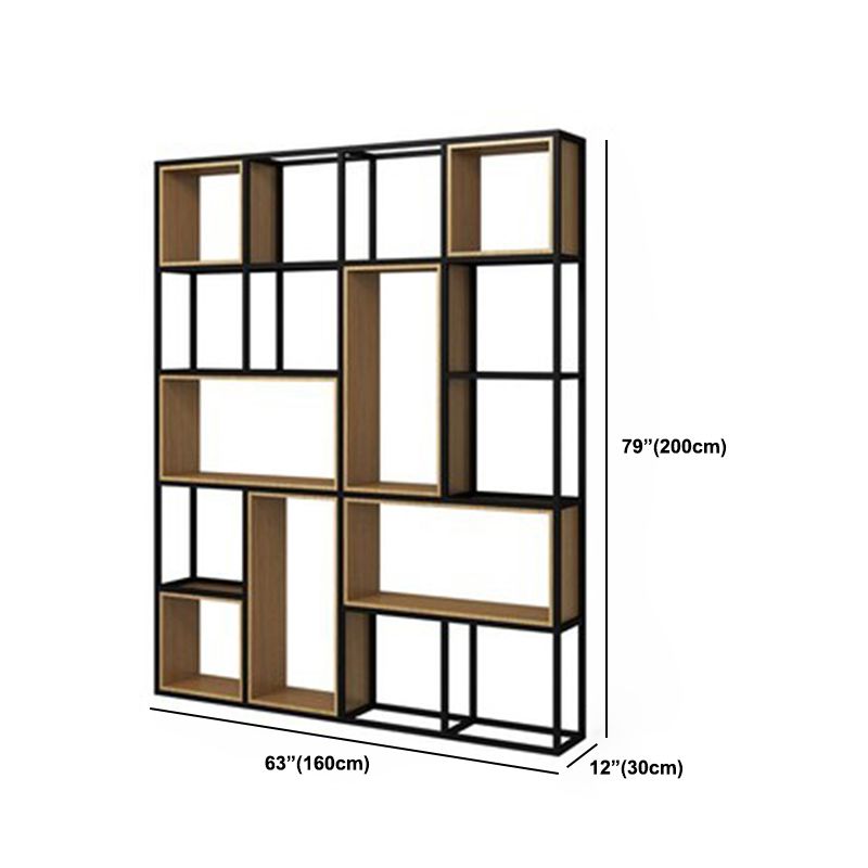 Modern Office Open Shelf Natural 11.81" W Engineered Wood Bookshelf Clearhalo 'Bookcases' 'furn' 'furn_bookcases' 'Furniture' 'Office Furniture' 1200x1200_1265e567-8549-467c-acde-bab1fe539cdb