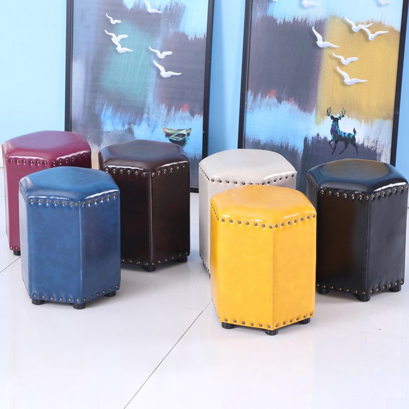 Yellow Modern Standard Leather Specialty Standard for Living Room Clearhalo 'furn' 'furn_ottomans_poufs' 'Furniture' 'Living Room Furniture' 'Ottomans & Poufs' 'ottomans_poufs' 1200x1200_126710f1-897e-42f9-8e58-d56426d4711d