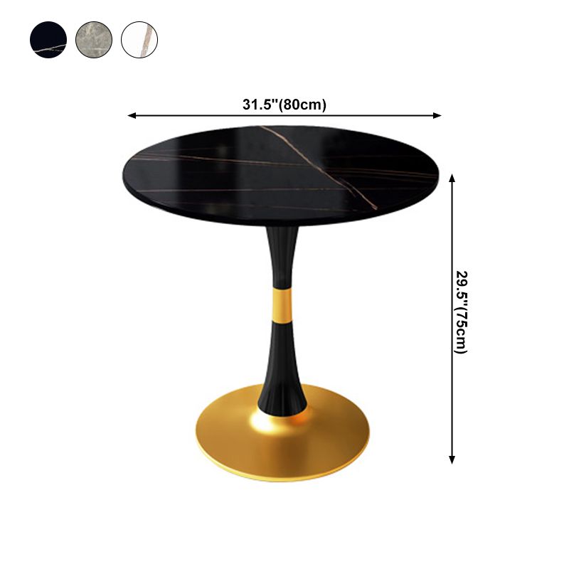 Round Traditional Luxury Dining Table Sintered Stone Table with Tulip Base Clearhalo ' dining_table' 'Dining Tables & Seating' 'Dining Tables' 'furn' 'furn_dining_table' 'Furniture' 'furniture_dining_table' 'Kitchen & Dining Furniture' 'kitchen&dining_furn' 'kitchen' 'kitchen_dining_table' 1200x1200_126b0d42-151c-494e-bcca-36a90ac4e760