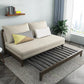 Contemporary 29.52" H Wood Frame Cotton Blend Armless Sofa Bed